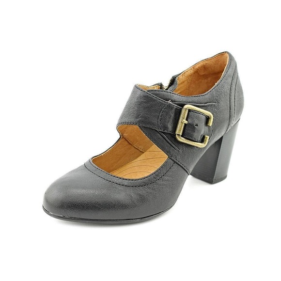 clarks leather mary janes